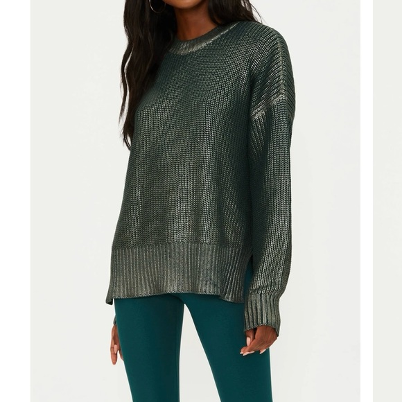 Beach Riot Callie sweater pine shine - Picture 2 of 4